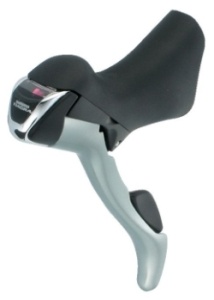MANETA SCHIMBATOR/FRANA SHIMANO ST-4500 TIAGRA STANGA 2/3-VIT. CU CABLU 1700MM FARA CAMASA COMPATIBILA SC CU DISTANTIER 4/8 GRADE VRAC