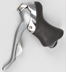 MANETA SCHIMBATOR/FRANA SHIMANO ULTEGRA ST-6400 STANGA 2 VIT. CABLU DE SCHIMBATOR 1700/600MM GRAY NEGRU VRAC