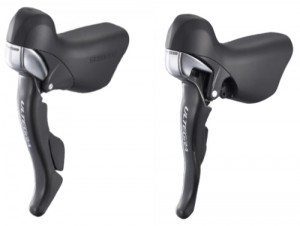 MANETE SCHIMBATOR/FRANA SET SHIMANO ULTEGRA ST-6700 10X2 VIT. FARA SM-ST66 CABLU SCHIMBATOR/FRANA LUNGIME STANDARD (NEGRU) RELEASE LEVER NOU PRE-ASSEMBLED SHIM 5MM AMBALAT IND.