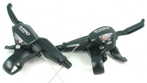 MANETE SCHIMBATOR/FRANA SHIMANO SET ST-M530-L DEORE NEGRU 3X9-VIT. D:2050MM S:1800MM CAMASA NEAGRA(600/600/300MM) CABLU FRANA(800X900/1400X1600MM) AMBALAT IND.