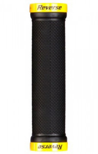 Mansoane Reverse Classic Lock-On 130/29mm negru/galben - Img 2