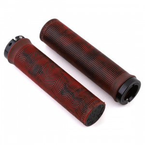 Mansoane Truvativ Locking Grips Descendant Red/Black Marbled - Img 2