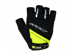 Manusi B-RACE BUMP Negru/Lime L