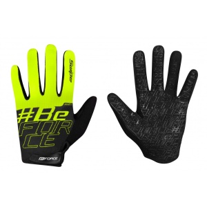 Manusi Force MTB SWIPE, Negru/Verde fluo XL