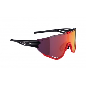 Ochelari Force Creed, lentila revo rosie, negru/rosu - Img 7