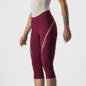 Pantaloni 3/4 Castelli Velocissima 3 Knicker, de dama, Visiniu/Roz, M - Img 8