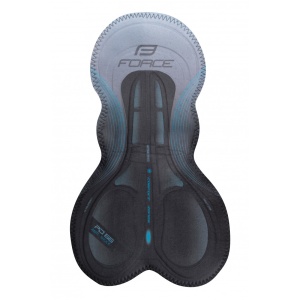 Pantaloni scurti cu bazon si bretele Force B51 negru/fluo XXXL - Img 6