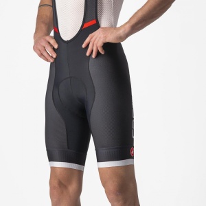 Pantaloni scurti cu bretele Castelli Competizione Kit, Negru/Gri, XXXL - Img 4