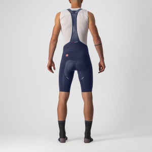 Pantaloni scurti cu bretele Castelli Free Aero RC, Indigo, XL - Img 2