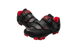 Pantofi ciclism FLR Elite MTB F-65 - Negru/Rosu 48 - Img 5