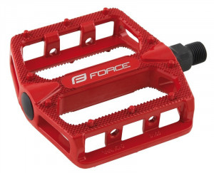 Pedale BMX Force Hot aluminiu rosii - Img 2