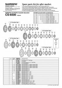 PINIOANE SHIMANO CS-6500 21-24-27T - Img 2