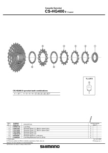 PINION SHIMANO CS-HG50-9 13T
