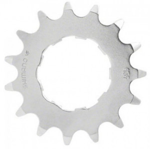PINION SHIMANO DX CS-MX66 15T CROMAT FARA DISTANTIER SI PIULITA DE FIXARE AMBALAT IND.
