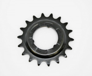 PINION SHIMANO PT. BUTUC CU VIT. INTERNE 18T (2.3MM) NEGRU VRAC