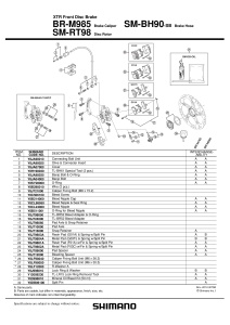 PIULITA SHIMANO SM-RT98 PT. CENTER LOCK & SAIBA