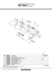 ROLE SCHIMBATOR GHIDARE & TENSIONARE SHIMANO RD-7900