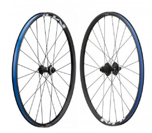 ROTI SHIMANO WH-MT501-B-27.5 FATA & SPATE 27.5" 24H/24H PT. 12 VIT. AX E-THRU 15MM/12MM CLINCHER OLD 110MM/148MM PT. ROTOR CENTER LOCK AMBALAT IND.