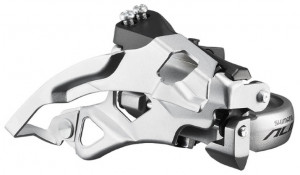 SCHIMBATOR FATA SHIMANO ALIVIO FD-T4000 TRIPLU TOP SWING TRAGERE DUBLA PT. 9 VIT. PE SPATE COLIER 34.9M (INCL. ADAPTOR 31.8 & 28.6MM) PT. 44/48T UNGHI CS 63-66 AMBALAT IND.