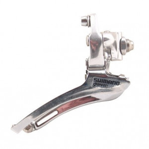 SCHIMBATOR FATA SHIMANO FD-R443 TRIPLU PT. GHIDON DE SOSEA DREPT PT. 9 VIT. PE SPATE BRAZED-ON CL 45MM AMBALAT IND.