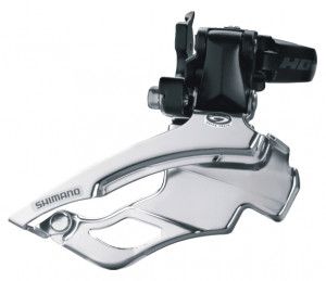 SCHIMBATOR FATA SHIMANO HONE FD-M601 TRIPLU DOWN SWING TRAGERE DUBLA COLIER 34.9MM (INCL. 28.6MM & 31.8MM) UNGHI CS 66-69 PT. 44T AMBALAT IND.