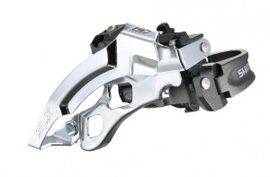 SCHIMBATOR FATA SHIMANO SLX FD-M660-10 PT. ANGRENAJ TRIPLU PT. 10 VIT. PE SPATE TOP SWING TRAGERE DUBLA COLIER 34.9MM (INCL. ADAPTOR 31.8MM & 28.6MM) PT. 42T UNGHI CS 66-69 AMBALAT IND.