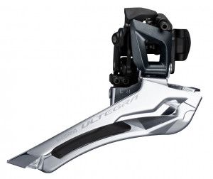 SCHIMBATOR FATA SHIMANO ULTEGRA FD-R8000 PT. 11 VIT. PE SPATE DOWN SWING COLIER 34.9MM UNGHI CS 61-66 FOR 46/53T CL 43.5MM AMBALAT IND.