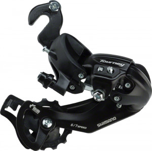SCHIMBATOR SPATE SHIMANO TOURNEY RD-TY300 6/7 VIT. PRINDERE PE AX (BMX-TRACK) AMBALAT IND.
