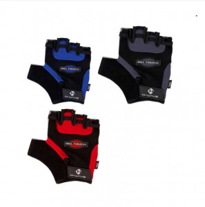 Set Manusi Ciclism (5 perechi) M-WAVE (2-Rosu, 2-Albastru,1- Grey) - M - Img 2