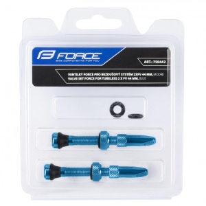 Set Valve Tubeless Force 2xFv 44mm Albastre - Img 4