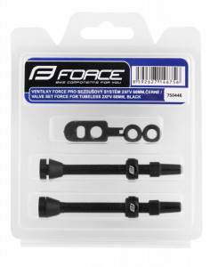 Set Valve Tubeless Force 2xFv 60mm Negre - Img 2