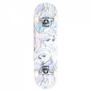 Skateboard Seven Big Wooden Watercolor Frozen - Img 5