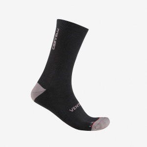 Sosete Castelli Venti Soft Merino Negre XXL 44-47