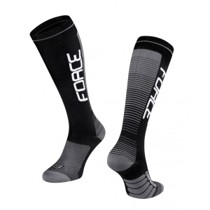 Sosete Force F Compress negru/gri S-M (36-41)
