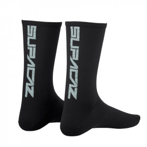 Sosete SUPACAZ Straight Up - Platinum - L/XL