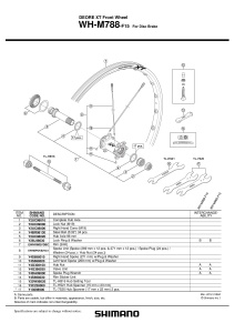 SPITA SHIMANO WH-M788-F15 STANGA 269MM INCL. CAPAT & SAIBA