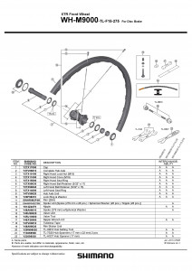 SPITA SHIMANO WH-M9000-TL-F15-275 279MM & SAIBA SFERICA - Img 2