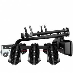 Suport 3 biciclete Peruzzo Siena 668/3N cu prindere pe carligul de remorcare, Negru - Img 4