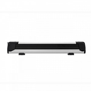 Suport 5 perechi schiuri Thule SnowPack Extender 7325 Gri cu prindere pe bare transversale aluminiu cu profil T - Img 1