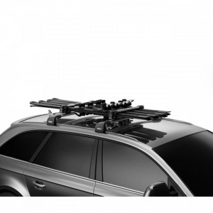 Suport schiuri Thule SnowPack 7324 cu prindere pe bare transversale din aluminiu cu profil T - Img 2