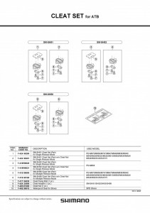 SURUBURI DE FIXARE PT. PLACUTE DE PANTOFI SHIMANO PD-M737