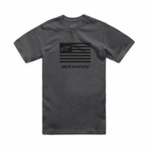 Tricou Alpinestars Flag CSF Tee Charcoal/Black XXL - Img 2