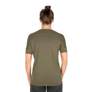 TRICOU CICLISM CUBE AM WS ROUND-NECK S/S OLIVE S (36) - Img 2