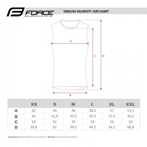 Tricou ciclism fara maneci Force F Acceler, gri/roz, S - Img 7