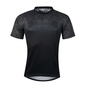 Tricou ciclism Force City, negru/gri, XS