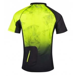 Tricou ciclism Force MTB Core fluo/negru XL