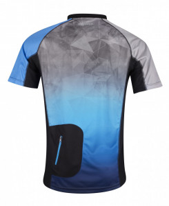 Tricou ciclism Force MTB Core Grey/Blue L - Img 3