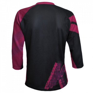 Tricou Ciclism FUNKIER Dolomiti-W Enduro Women (3/4) sleeve - Purple L - Img 2