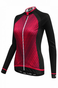 Tricou Ciclism FUNKIER Luciana-L Pro (L/S) - Roz L - Img 2