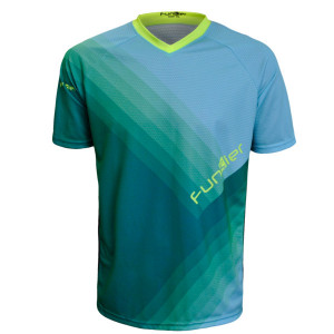 Tricou Ciclism FUNKIER Termoli Enduro Men (S/S) - Blue/Green L - Img 2